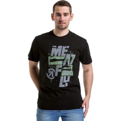 Meatfly Burnout T shirt D Black