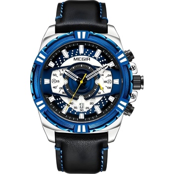 MEGIR Часовници megir ka-38557 - Черен / Син kp38557 (ka-38557)