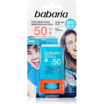 Babaria Blue Face Sun Stick защитен хидратиращ стик за лице и чувствителни места SPF 50 20ml