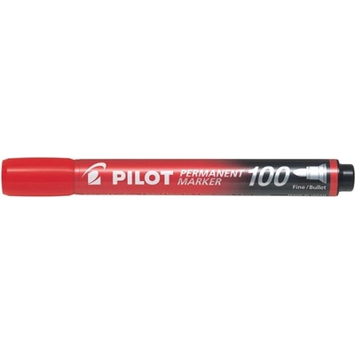 Перм. маркер Pilot 100 объл връх Червен (1605541-07-316281)
