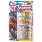 RS Toys Игрален комплект RS Toys - Евро банкноти и монети, 60 броя (3667) - ozone