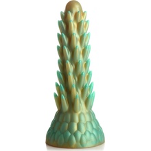 Creature Cocks Stegosaurus Spiky Reptile Silicone Dildo Green