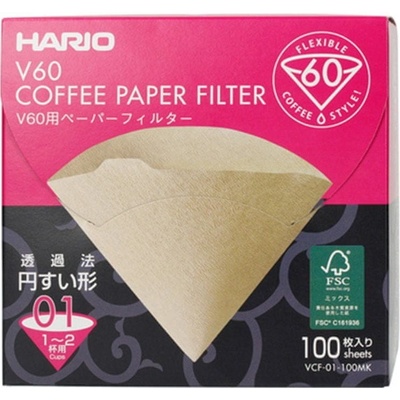 Hario V60-01 Misarashi VCF-01-100MK 100 ks