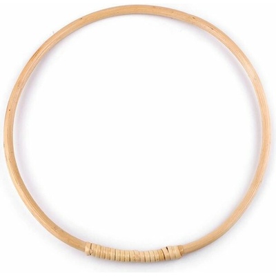 Bambusový kruh Ø25 cm černá 1 ks