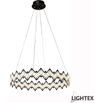 Lightex LED полилей VALENTINA висящ 44W 3200K 3520lm 600x1200мм черен Lightex (713RL0360028)