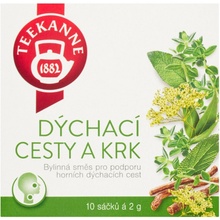 TEEKANNE BČ HRDLO A DÝCHACIE CESTY bylinná zmes čaj 10 x 2 g