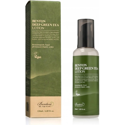 Benton Deep Green Tea hydratační mléko se zeleným čajem 120 ml