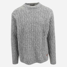 Islandský vlněný svetr Icewear HRAUNFJALL šedá