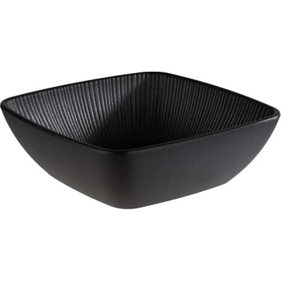 APS Melaminová miska Nero černá 0,6 l 16,5 x 16,5 x 5,5 cm