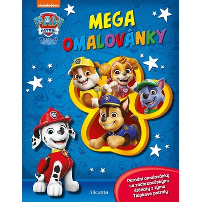 Tlapková patrola Mega omalovánky