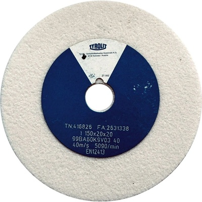 Tyrolit Brusný kotouč plochý 150 x 20 x 20 mm 99BA60K9V40 T416826