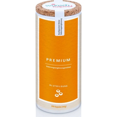 Wunschkapsel Кръвообразуване 290 капсули | Wunschkapsel (WK_PREMIUM_BLUTBILDUNG)