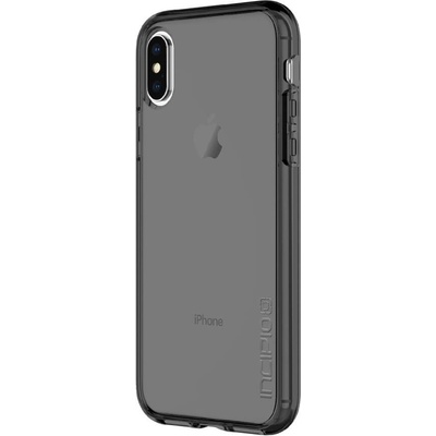 Incipio Octane Pure Case - удароустойчив хибриден кейс за Apple iPhone XS, iPhone X (прозрачен-черен)