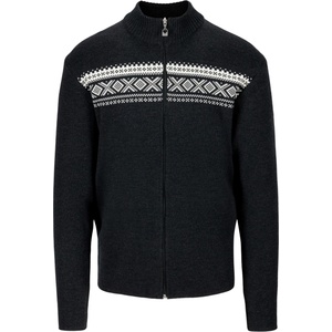 Dale of Norway Мъжко вълнено яке Dale of Norway Dalestølen Jacket Merino jacket - Dark Charcoal / Off White (005-5858-0113)