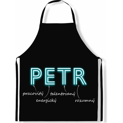 IMPAR Zástěra Mužská jména Neon Petr