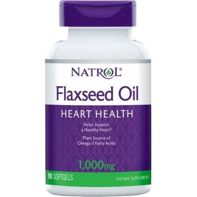 Natrol Flax Seed Oil [90 Гел капсули]