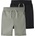 NAME IT Детски къси панталони Name it Kid's Vermo Long Shorts 2-Pack Shorts - Shadow / Black - размер 116 (EU) (701-4714-0215)