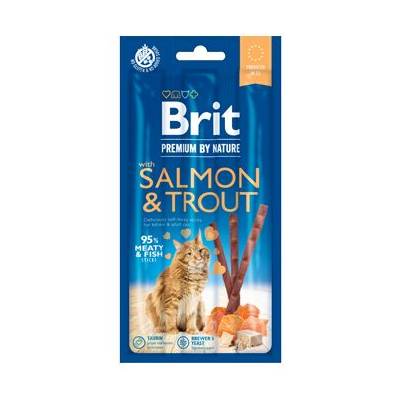 Brit Premium by Nature Cat Sticks with Salmon & Trout 3 ks