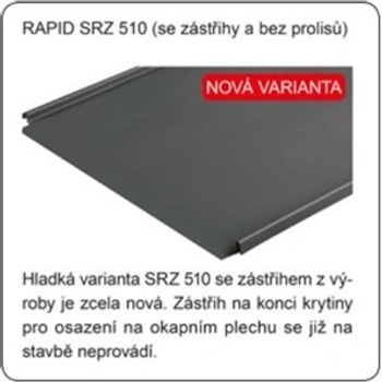 Satjam Rapid SRZ 510 Alumat antracit 1 m²