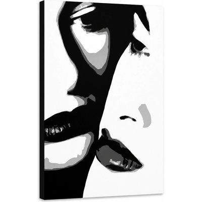 Ručne maľovaný POP Art obraz Two women - 50x70 cm