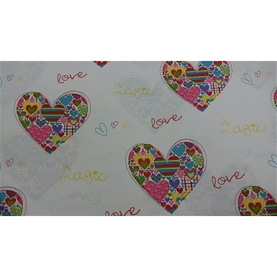 Bytema dekorační látka LOVE šíře 140 cm