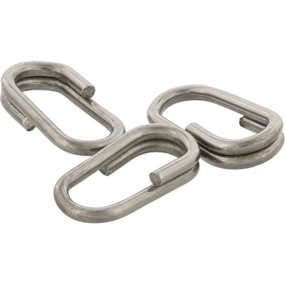 Westin Oválne delené krúžky 6mm Black Nickel 10ks