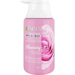 Nature of Agiva Roses Хидратиращ крем за тяло Blooming, с помпа, 300 ml Лосион за тяло