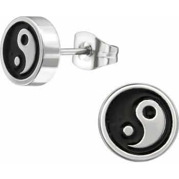 Image 1 of Bijutanki Обеци от Медицинска Стомана - Ин Ян