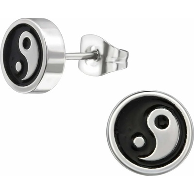 Bijutanki Обеци от Медицинска Стомана - Ин Ян