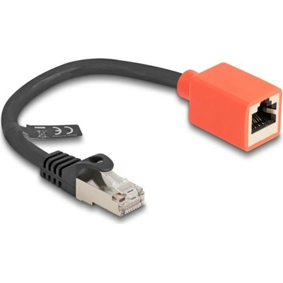 Delock 88197 RJ45 CAT 6A S/FTP 0.20m černý , červený