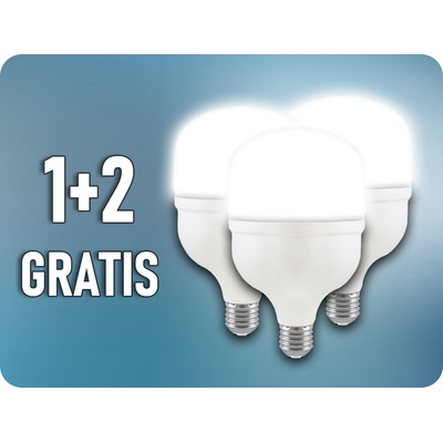 V-TAC LED žiarovka E27/E40, T120, 40W, 4320lm, 160°, IP20, 1+2 Denná biela