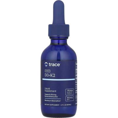 Trace Minerals Ionic D3 + K2, 59 ml, Trace Minerals (9309)