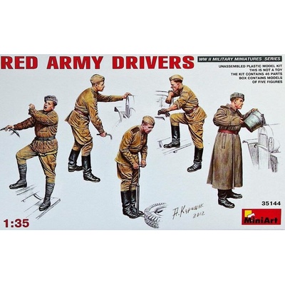 MiniArt Red Army Drivers 5 figurek 1:35
