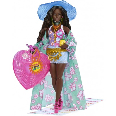Barbie Extra Fly Barbie v plážovém oblečku HPB14 – Zboží Dáma