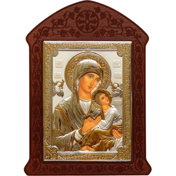 Богородица с младенец с mdf дърворезба (is31187-o)