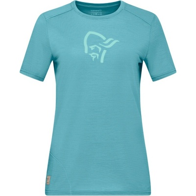 Norrona femund equaliser merino T-shirt světle modrá