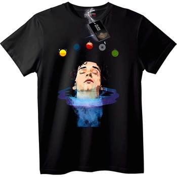 NOONEBRAND Тениска Cosmic Dreams - M, Black