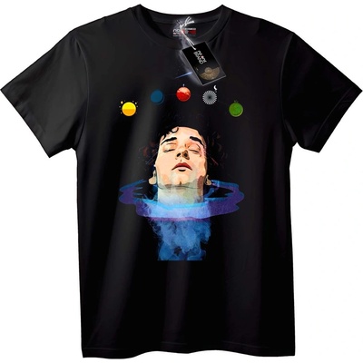 NOONEBRAND Тениска Cosmic Dreams - M, Black