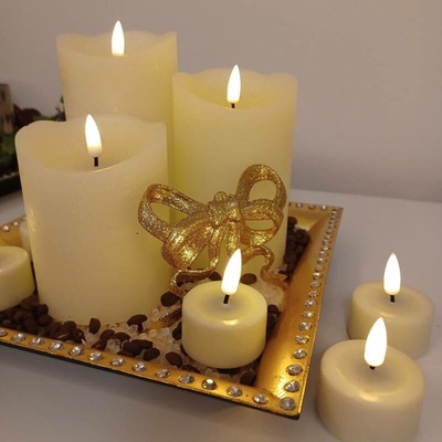 DECOLED Mašle, 9 x 8 cm, zlatá – Hledejceny.cz