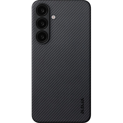 PITAKA Гръб Pitaka за Samsung S25 Plus, Black/Grey Twil, Ultra Slim