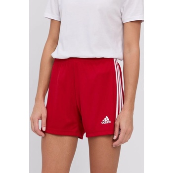 adidas Performance Къс панталон adidas Performance GN5783 дамски в червено с изчистен дизайн със стандартна талия (GN5783)