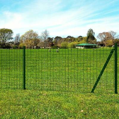 vidaXL Euro plot ocel 25 x 1 m zelený