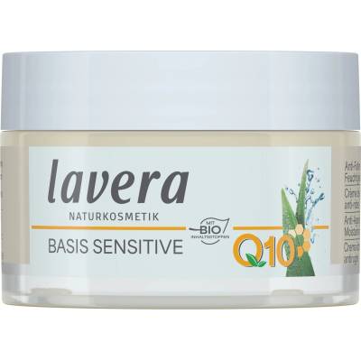 Lavera Basis Sensitive Овлажняващ крем за лице Q10, 50 ml