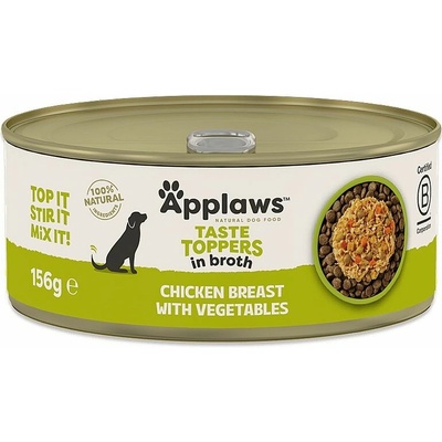 Applaws Dog taste toppers Chicken with vegetalbes in Broth 156 g
