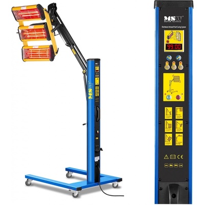 MSW Infračervená sušička laků - 3300 W IR-DRYER3000.2