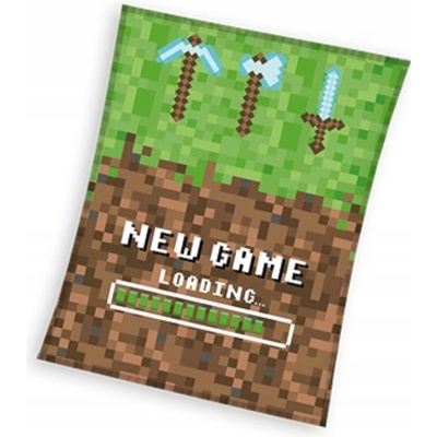 Carbotex Dětská deka vícebarevná motiv Minecraft
