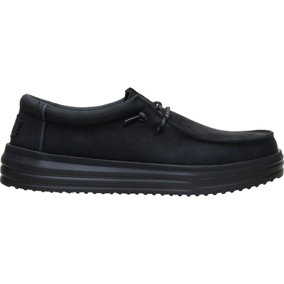 Hey Dude Rev Tumbled leather čierne