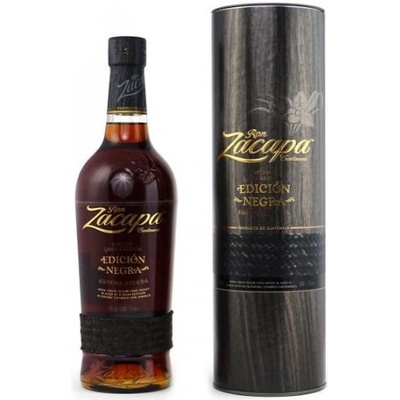 Ron Zacapa Centenario Edición Negra 23y 43% 1 l (tuba)