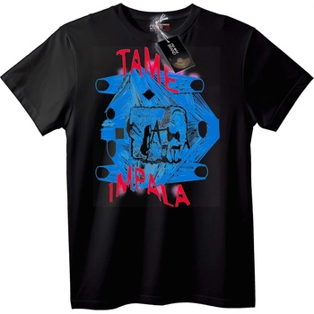 NOONEBRAND Тениска Череп на Tame Impala - M, Black
