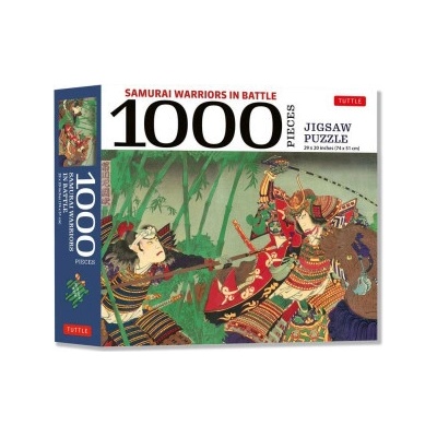 Jigsaw Samurai Warriors in Battle Finished Size 29 X 20 Inch 1000 dielov